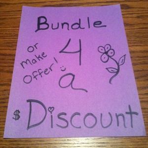 Bundle up and SAVE even more! Open to offers!