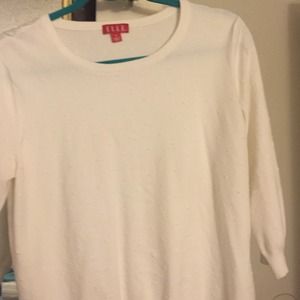Elle white sweater