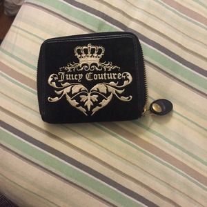 Black  and white Juicy Couture wallet