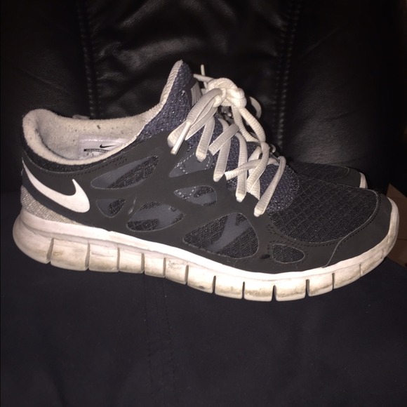 Black and white Nikes