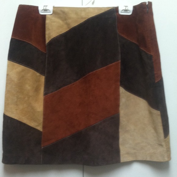 🎀apostrophe size 16 leather skirt🎀