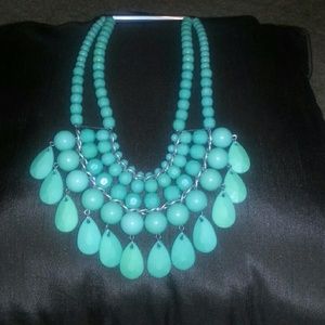 Sale!! Turquoise statement necklace