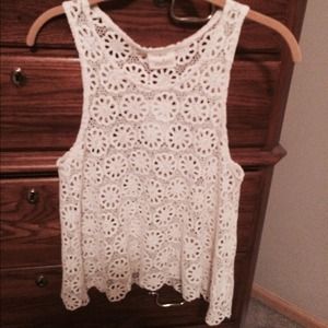 NWT Lace tank top from urban outfitters size small