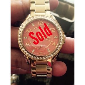 Woman fossil watch