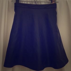 vegan leather skater skirt