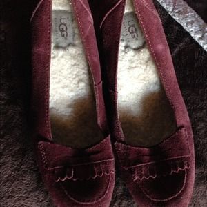Ugg suede wedges