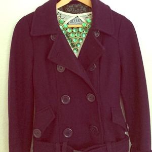 Delia*s purple pea coat