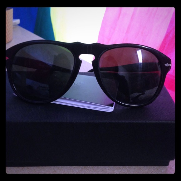 Authentic Black Persol Sunglasses w/ case