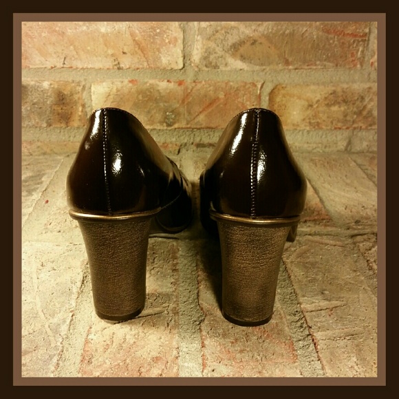 Mary Jane Brown Heels - Picture 3 of 4