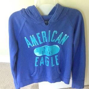 American Eagle Blue Hoodie