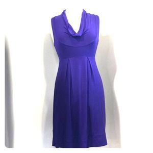 Eggplant Michael Stars Sleeveless Cowl-Neck Dress
