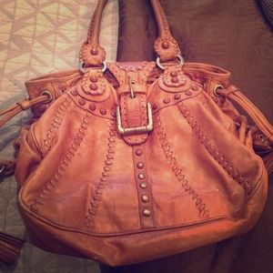 Isabella Fiore handbag- tan leather.