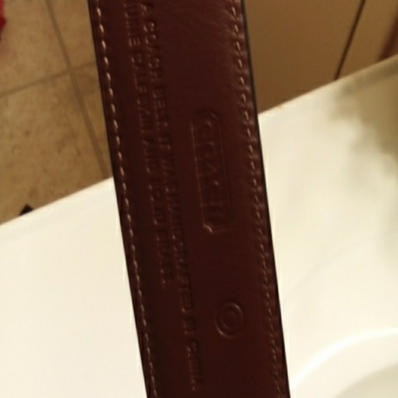 Coach belt