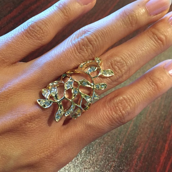 None Jewelry - Eternity- leaves ring