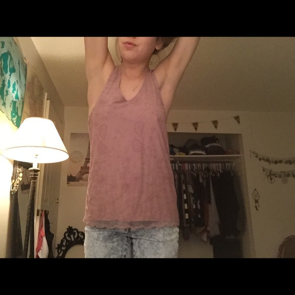 Frenchi Lace Racerback Tank