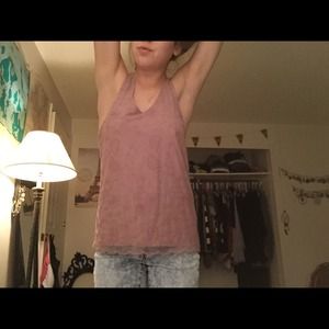 Frenchi Lace Racerback Tank