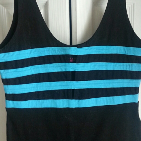 Motel rocks mini dress with blue strips - Picture 2 of 3