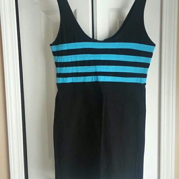 Motel rocks mini dress with blue strips - Picture 3 of 3
