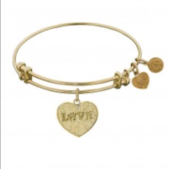 NWT Goldtone Love Paw Heart Charm Bracelet - Picture 1 of 1