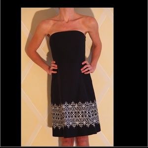 Navy ann taylor dress