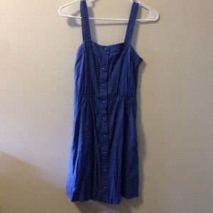 Blue button up dress with pockets from H&M