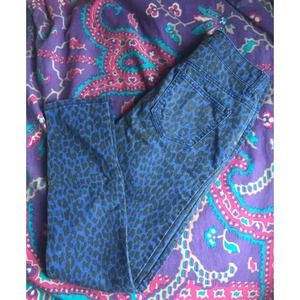 Cheetah Print Skinny Jeans