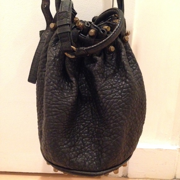 Black Alexander Wang Diego Bucket Bag