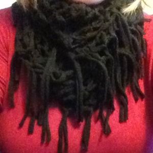 Scarf with fringe!