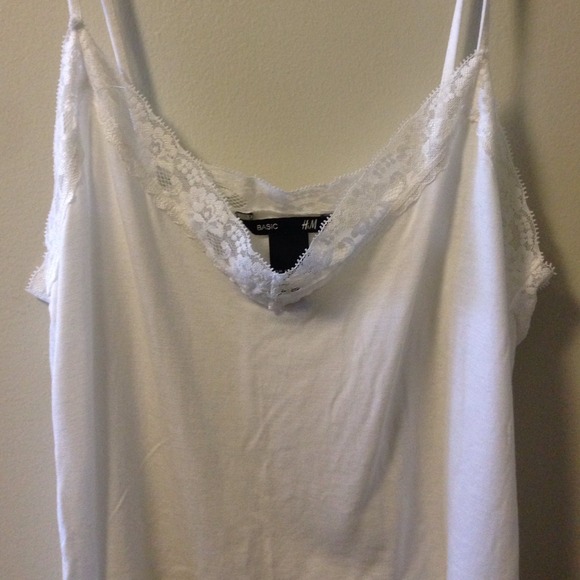 White lace cami from H&M