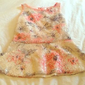 Sequin peplum top from banana republic.