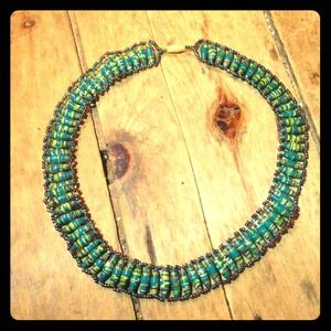 Paper Bead Necklace