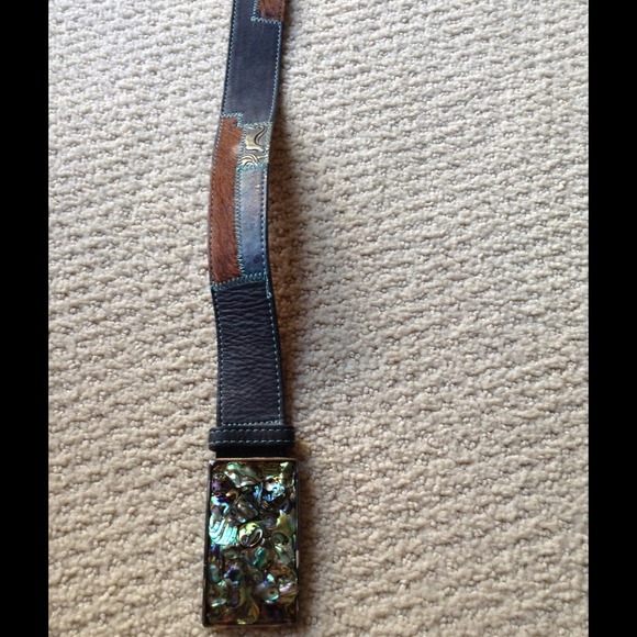 Leather belt