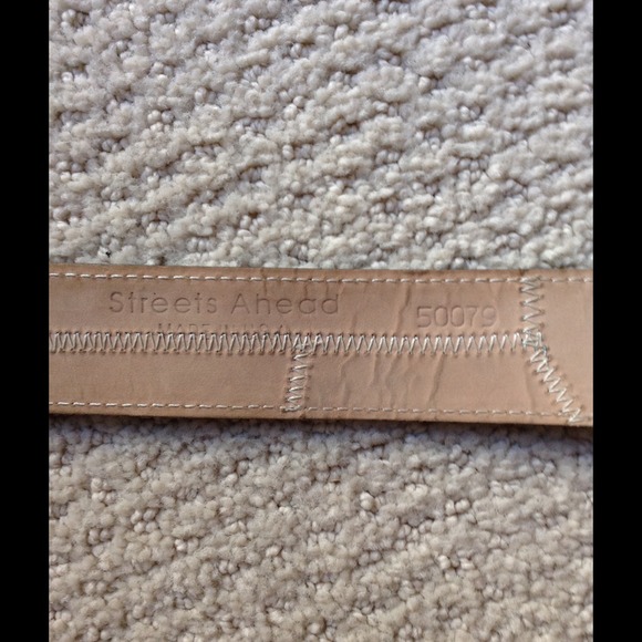 Leather belt