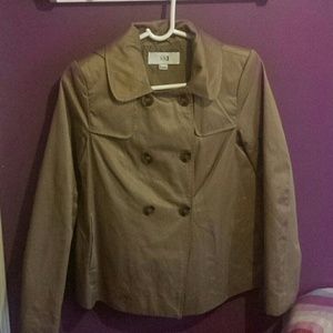 Khaki peacoat