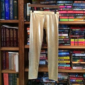 Gold leggings