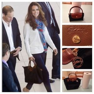 Black Longchamp Le Pliage Small Handbag