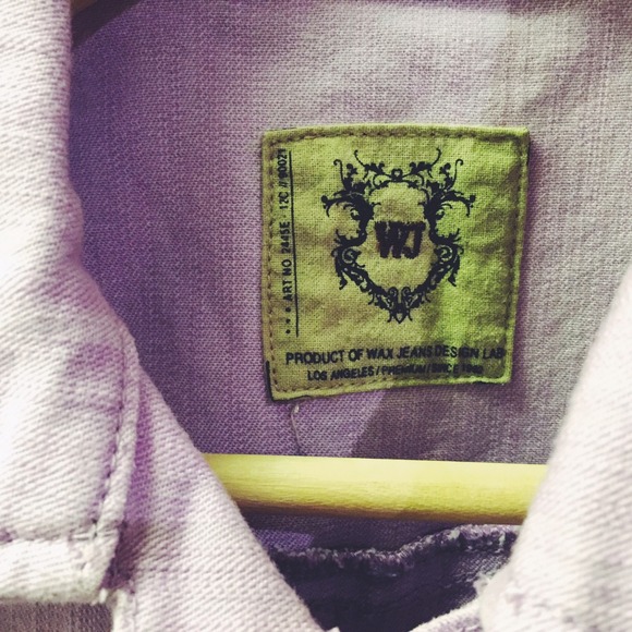 ✳️SOLD✳️Hip Purple Denim Vest - Picture 2 of 2