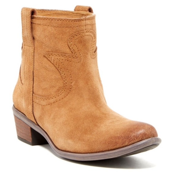 Lucky Brand Boots - Lucky Brand Honey Suede Booties