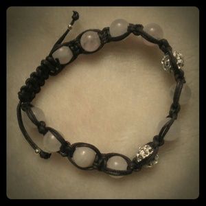 Pale Pink Shamballa Bracelet