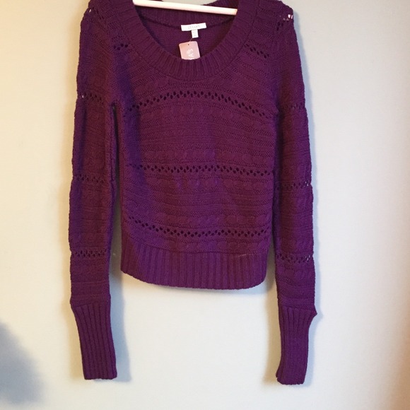 Purple sweater