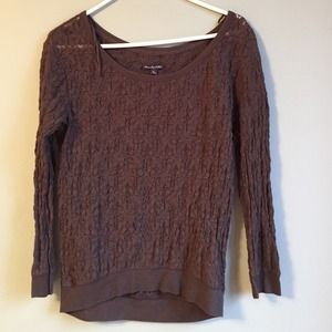 Brown/grey sweater