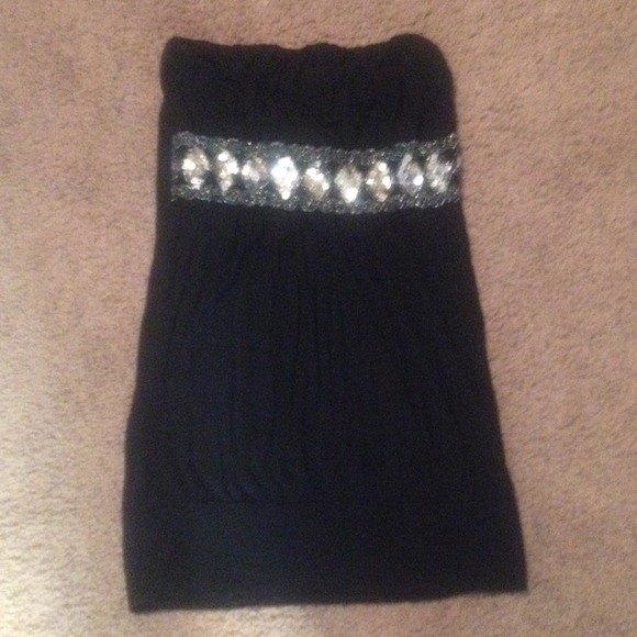Black sequins Mini Dress