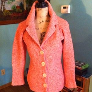 Button up med thigh sweater