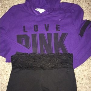 Sweater, Lacy Top Fashion Leggings