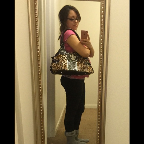 Leopard western style purse carryall - Picture 4 of 4