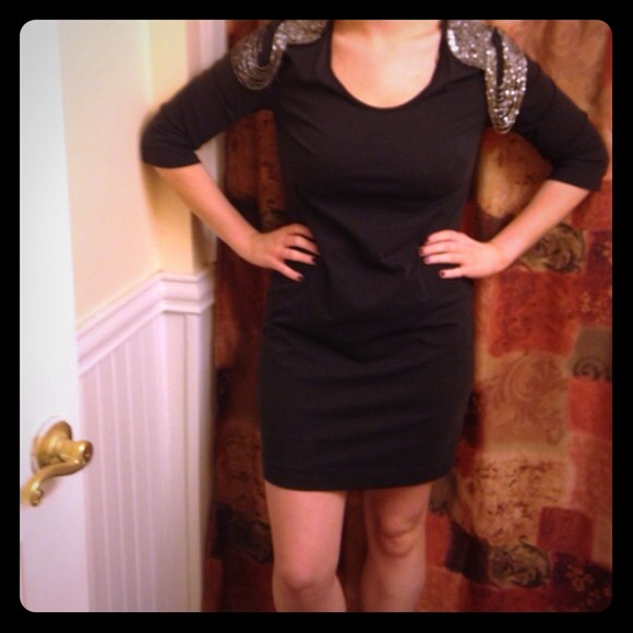 Friday SALE:H&M dress w/beaded detail on shoulders