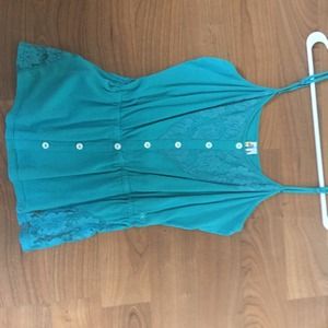 Teal tank top