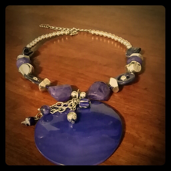 Purple necklace