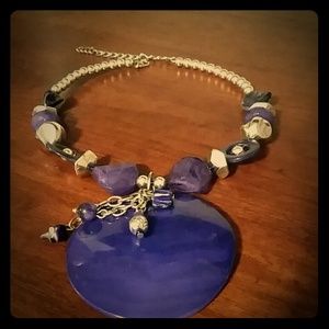 Purple necklace