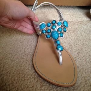 Pretty stone sandals